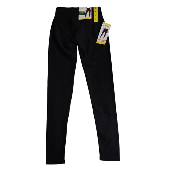 NWT Orvis Small Black High Rise Soft Fleece Wide Waistband Cozy Legging - Picture 3 of 16